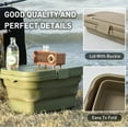 thumbnail image 5 of Foldable Picnic Basket, Multifunctional and Waterproof Storage Basket with Lid for Camping, Outdoor, Home Storage, Food Storage, 5 of 6