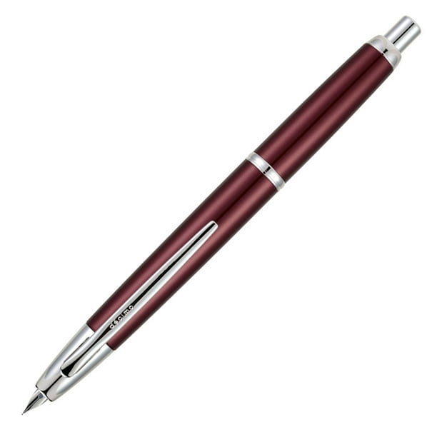 Pilot Vanishing Point Decimo Collection Fountain Pen Burgundy Extra