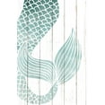 thumbnail image 2 of Allen, Kimberly 13x18 White Modern Wood Framed Museum Art Print Titled - Mermaid Tail 1, 2 of 4
