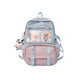 thumbnail image 1 of Mochila para Mujer Kuymtek Preppy Lona Gran Capacidad Estudiante, 1 of 9