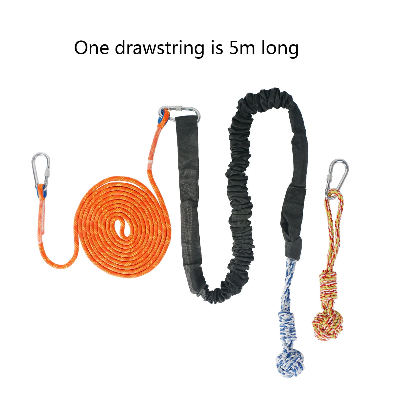 Dog Interactive Toy Increases Chews Long Rope Tug for Aggressive Chewers Teething Chew Toy Rope Tug Toy