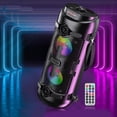 thumbnail image 5 of Altavoz Portátil Inalámbrico con Bluetooth, Columna de Subwoofer con Centro de Música, Altavoz Grande y Potente, Micrófono, Disco U, Tarjeta TF, 5 of 5