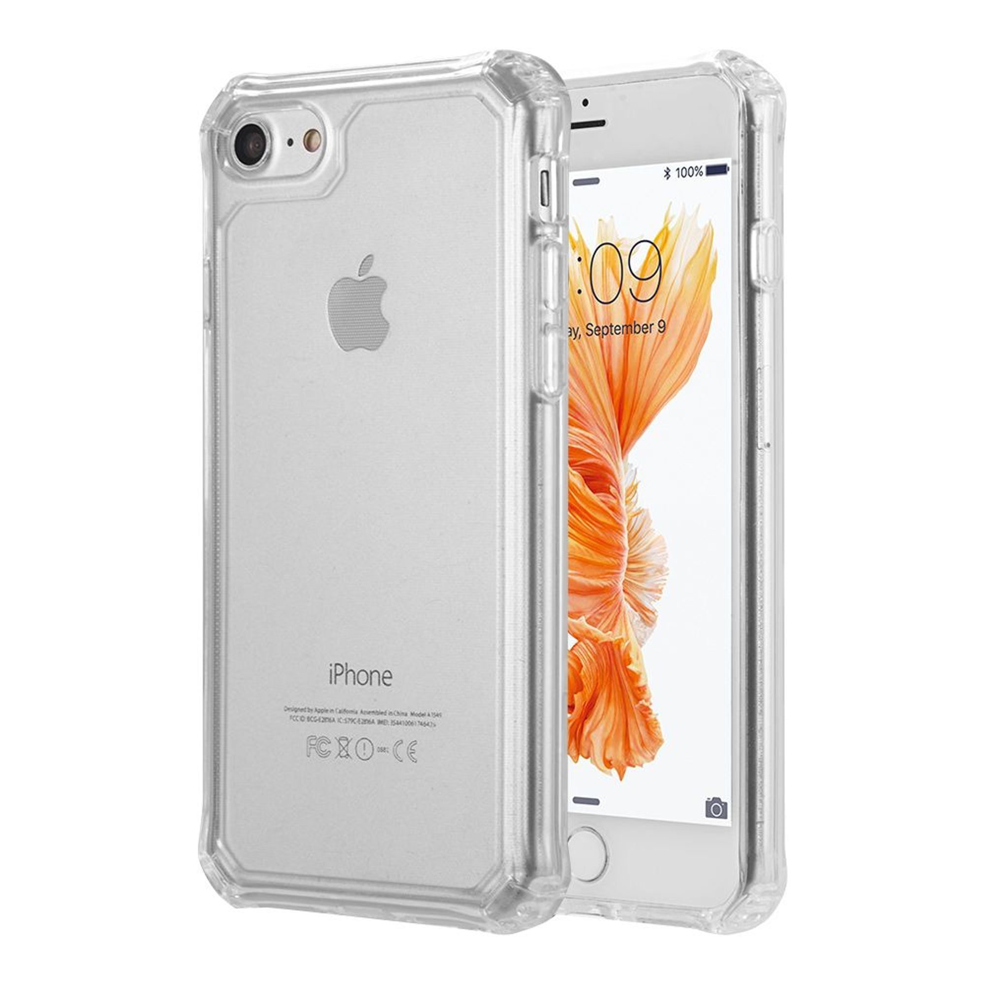 For iPhone SE 2020 SE2 Case, by Insten Thick Clear Guard with ...