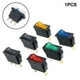 thumbnail image 4 of MYG Rectangular Latching Neon Rocker Switch ON/OFF 3 Pin Red Green Blue Yellow KCD3, 4 of 4