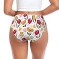 thumbnail image 3 of Womens Underwear Tulips Flowers Red Yellow Cuteness No Show Seamless Underwear for Women, Soft Stretch Women's Panties, Hipster Ladies Panties Bikini Underwear Briefs, 3 of 6