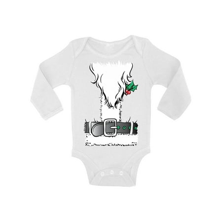 

Awkward Styles Ugly Xmas Baby Outfit Bodysuit Beard Christmas Santa Romper