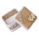 thumbnail image 5 of Caja rústica para anillos de boda con cordel de yute y encaje para compromisos y ceremonias Pequeño joyero de terciopelo para anillos de compromiso, 5 of 8