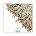 thumbnail image 6 of Boardwalk BWK724CEA Cotton Lie-Flat 24 oz. Cut-End Wet Mop Head - White, 6 of 8