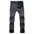 thumbnail image 1 of Soidarity Pantalones térmicos de invierno para deportes al aire libre, escalada, senderismo, pesca, Camping, viajes, ciclismo, moto, nieve, esquí, Escalada Mujer Negro Soidarity OD028987-09, 1 of 6