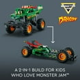 thumbnail image 4 of LEGO Technic Monster Jam Dragon 2in1 Monster Truck Toy 42149, 4 of 9