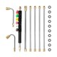 thumbnail image 1 of de Varillas de Extensión para Lavadoras a de 1/4 '' 6 Puntas de Boquilla Varilla Curva de kusrkot Varita de extensión de la lavadora de presión, 1 of 7