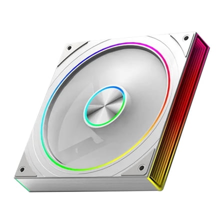 PC Case Fan Star Ring 140mm 5V 3Pin ARGB Cyclic Mirror Light Effect Lian PWM 650 to 1800RPM Cooling White A