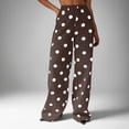 thumbnail image 3 of Hvogkswy Wide Leg Jeans for Women Trendy High Waisted Floor-Length Jeans Polka Dot Loose Stretchy Denim Pants with Pockets, 3 of 6