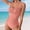 Pink, variant on MSJUHEG Swimsuit for Women One Piece Crinkle Swimsuit Plus Size Tankini Swimwear Womens Swimsuits Bathing Suits Athletic Swimsuit Bathing Suit for Women Black L