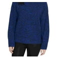 thumbnail image 3 of Sanctuary Women's Marled Roll Neck Pullover Sweater Black Size Medium, 3 of 3