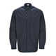 thumbnail image 1 of Camisas De CompresióN Para Hombre Camisa ajustada de manga larga con cuello levantado de color liso a la moda informal para hombre (Blue, M), 1 of 6