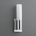 thumbnail image 2 of 14.38 Inch 11.9W 120V 1 Led Wall Sconce-Aged Brass Finish-Matte White Glass Color Oxygen Lighting 3-528-40, 2 of 7