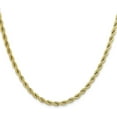 thumbnail image 3 of Chisel Stainless Steel Polished Yellow IP-plated 4.2mm Rope Chain - 18", 3 of 8