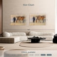 thumbnail image 4 of Elephant Stock Kentucky Morning I Wall Art - Horizontal Canvas Wall Art - Living Room Wall Decor - Animal Canvas - Brown And Blue Decor By Valtcho Tonov - 51" x 34", 4 of 8