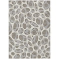 thumbnail image 2 of Addison Rugs Chantille Indoor/Outdoor Contemporary Abstract Taupe Machine Washable Rectangle Rug, 5' x 7'6", 2 of 8