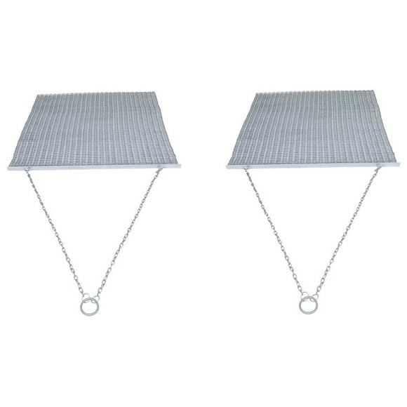 Yard Tuff 5 x 4.5' Acier Durable Chaîne Pelouse Niveau ATV Tapis de Glissement (2 Pack)