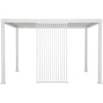 thumbnail image 7 of Mirador 111S Outdoor Pergola Aluminum Deco Wall Skyline 1/3 13' Side, White (Not Pergola), 7 of 7