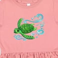 thumbnail image 4 of Inktastic Sea Turtle Swimming Girls Toddler Dress, 4 of 5