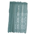 thumbnail image 3 of Niveles de ventanas de encaje bordadas 1 Panel Ventana De Encaje Bordado Voile Sheer Cortina Tiers 74x90cm Un Azul Un azul Magideal Niveles de ventanas de encaje bordadas, 3 of 7