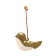 thumbnail image 3 of Adorno colgante para árbol de Navidad, paloma, adorno navideño, decoración navideña para el hogar. Oro blanco, 3 of 9