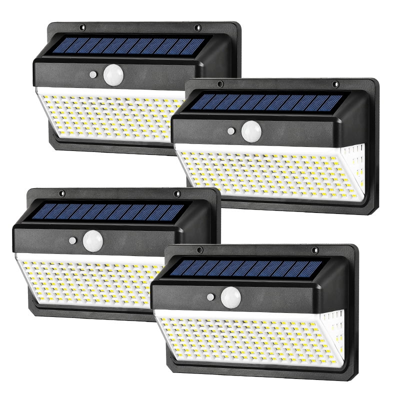 Westinghouse 2-Pack 1200-Lumen 20-Watt Black Solar LED Outdoor Motion ...