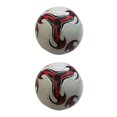 thumbnail image 3 of Destyer Exquisite Craft Soccer Ball Smooth Surface And Balanced Inner Pressure For Match Play PVC Football Middle School 1 White 2Set, 3 of 6