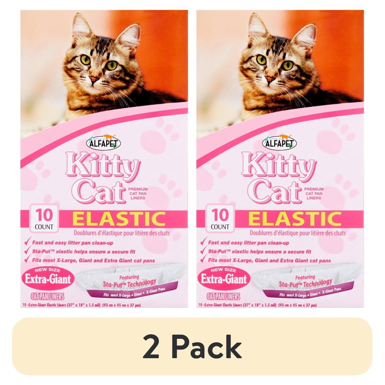 AlfaPet Litter Box Liners with Elastic Top, 2-Pack photo 1