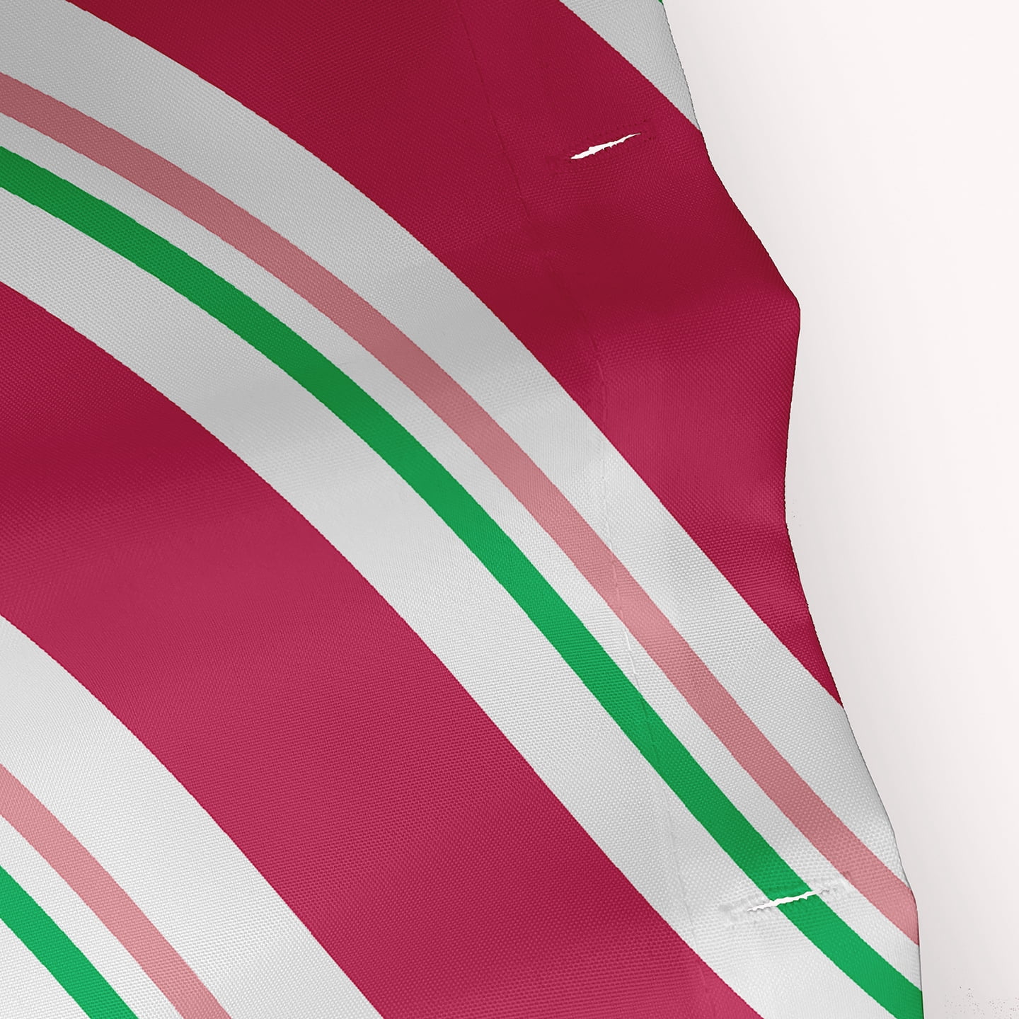 Simply Daisy 70" W x 73" L Candy Stripes Polyester Shower Curtain, Holiday Pink [1 Ct]