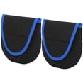 thumbnail image 1 of Funda para carrete de pesca BuyWeek 2 piezas Bolsa protectora Neopreno Borde azul negro, 1 of 14