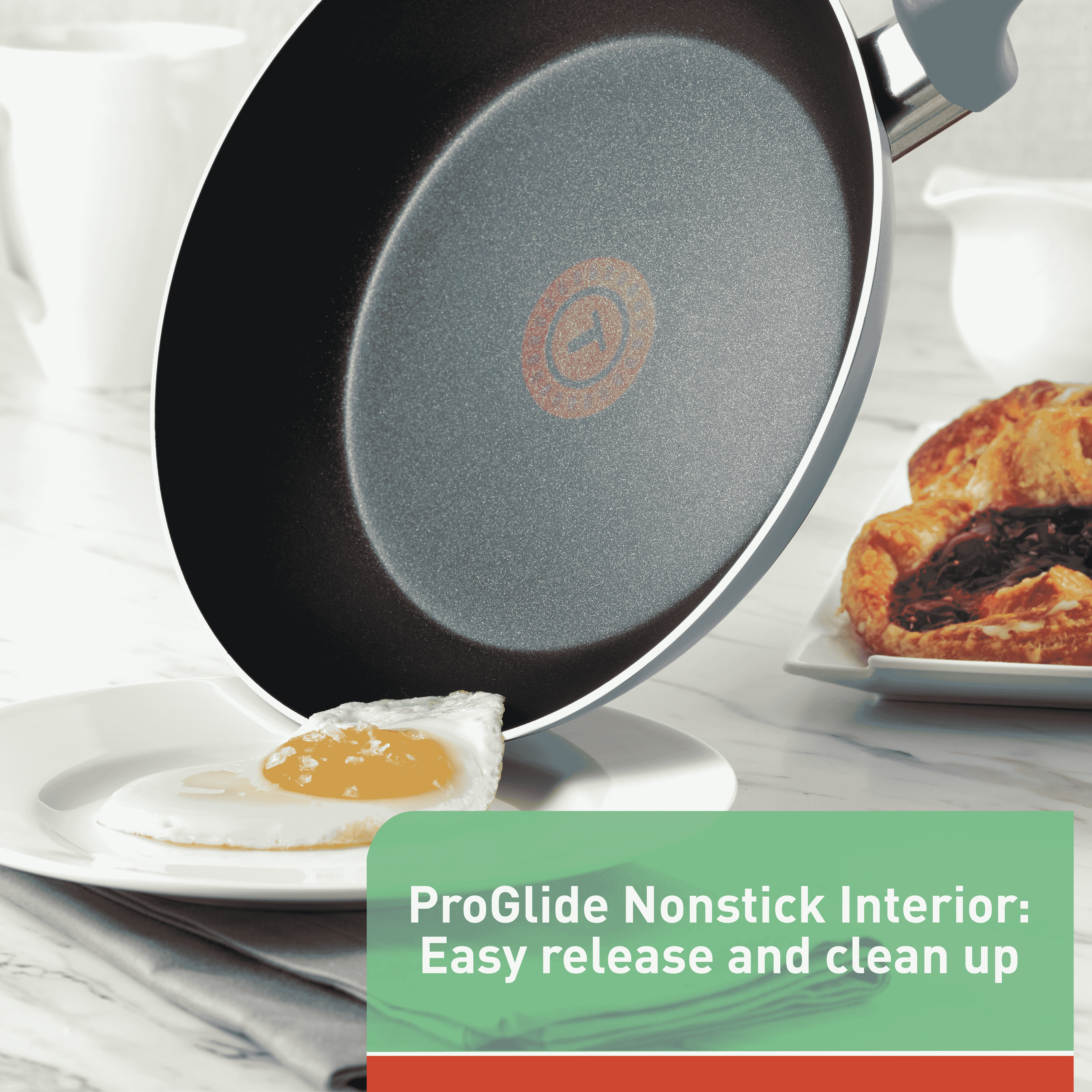 T-fal Kitchen Solutions, 22 Piece Non-Stick Pots and Pans Cookware Set, Ocean Blue