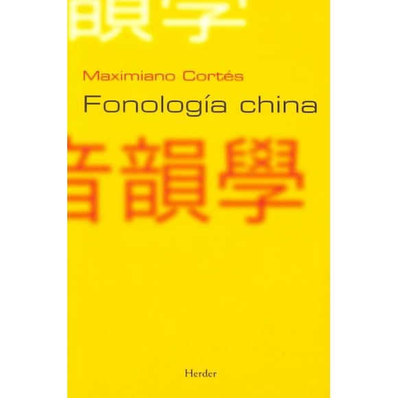 Fonologia China HERDER 9788425425912