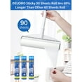 Delomo Sticky Floor Lint Remover, Pet Hair Rollers 360 Sheets