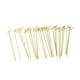 thumbnail image 1 of 100 brochetas desechables de nudo de bambú, palillos de bambú, palillos de cóctel con extremos retorcidos para cóctel, barbacoa, aperitivos, sándwiches de club, 15 cm (verde), 1 of 7