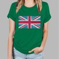 thumbnail image 1 of Fiudx Ofertas y Liquidaciones Tops con Estampado de Moda para Mujer, Blusa de Manga Corta con Cuello Redondo, Camisetas, 1 of 4