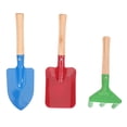 thumbnail image 1 of EeaseCA 1 Set Kids Gardening Tools Metal Small Sand Shovel Mini Rake Planting Tools, 1 of 7
