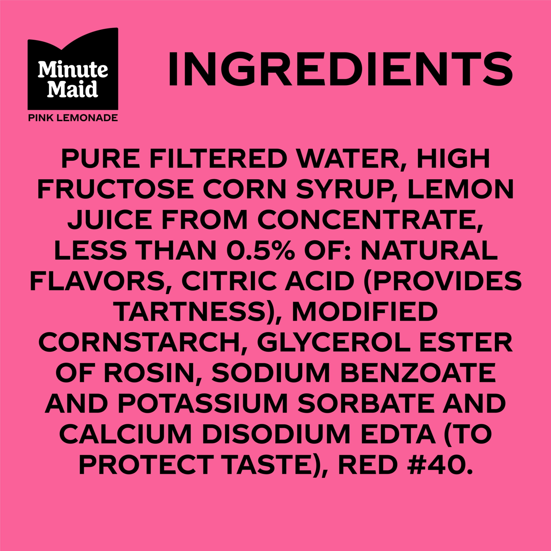 Minute Maid Pink Lemonade Bottle, 20 fl oz
