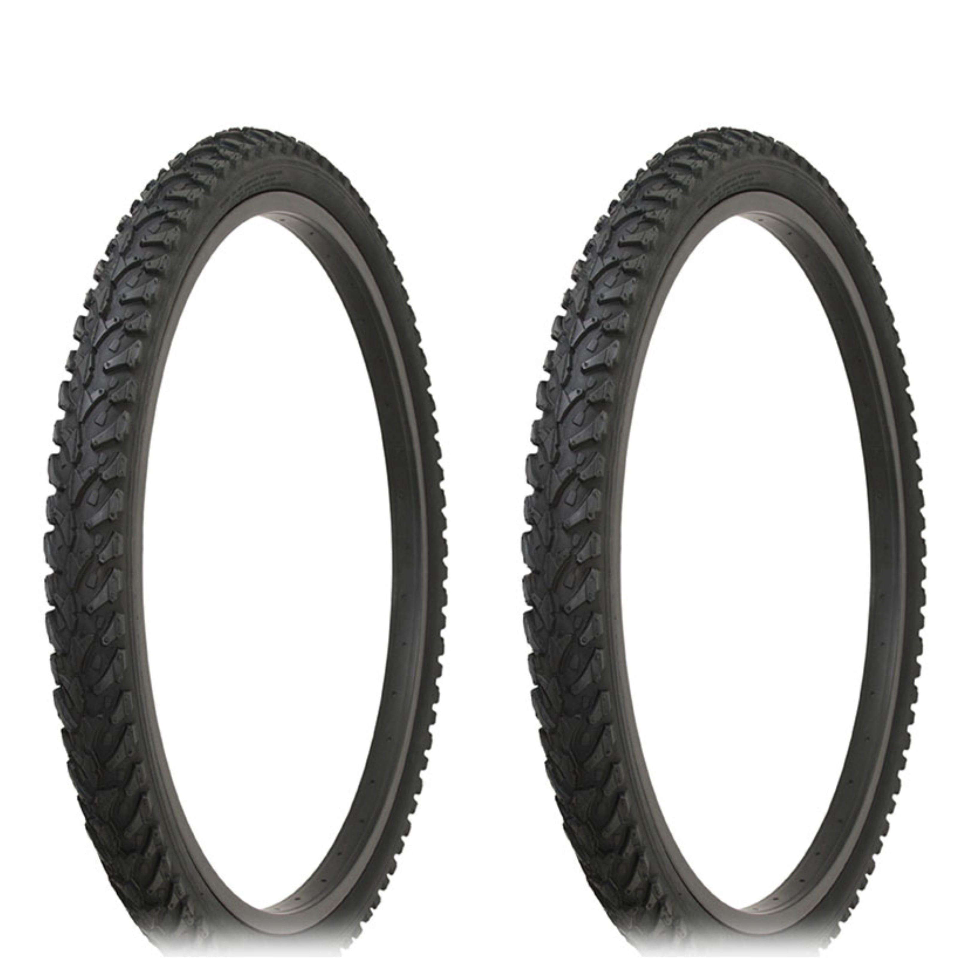 Two Bike Two Tire 22 x 2.125 Black/Black Side Wall IA-2026