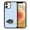 Boston Terrier Dog Lying Down Looking Up, variant on WIRESTER Shockproof Soft Rubber Cover Case for Apple iPhone 12 / 12 Pro 6.1" 2020, French Bulldog Dog Lying Down Looking Up On Pale Aqua Background
