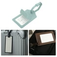 thumbnail image 5 of Unique Bargains 1 Pc Solid Color Luggage Tag for Travel PU Light Blue, 5 of 5