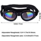 thumbnail image 3 of Juego de 2 gafas protectoras para perros, correa ajustable, protección ocular para viajes y esquí, gafas de sol impermeables para perros (negro, blanco), 3 of 5