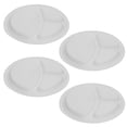 thumbnail image 4 of Plato desechable de pulpa de caña de azúcar, 100 piezas Plato desechable de pulpa de caña de azúcar Placa biodegradable Aspecto llamativo NikouMX herramienta, 4 of 8