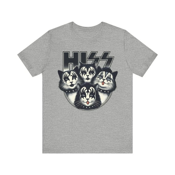 Hiss Funny Cat Lover T-Shirt, Funny Cat Shirt Graphic Novelty Unisex Tee