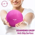 thumbnail image 2 of Pelota de tonificación con peso Yes4All 2,25 kg rosa suave, 2 of 7