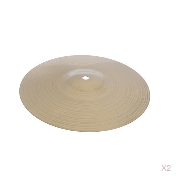 2pcs 10 "Alliage Chapeau Cymbale Batterie pour Batteur Percussion Pièces d'Instrument
