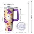 thumbnail image 2 of Halloween 30oz Pumpkin Gift Tumbler with Handle and Straw Lid – Insulated Travel Mug – Spooky Coffee Cup, 2 of 5